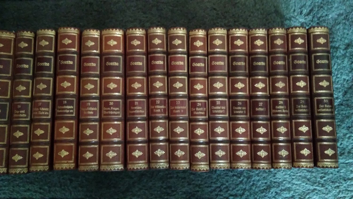 Goethes Werke in 30 Bänden“ – Bücher gebraucht, antiquarisch